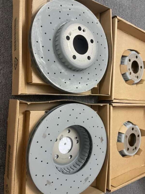Mercedes-Benz W213 front and rear brake discs German original factory - Image 8